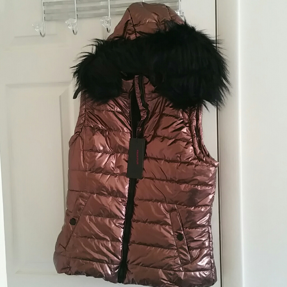 GIRLS  GOLDEN HOODIE VEST